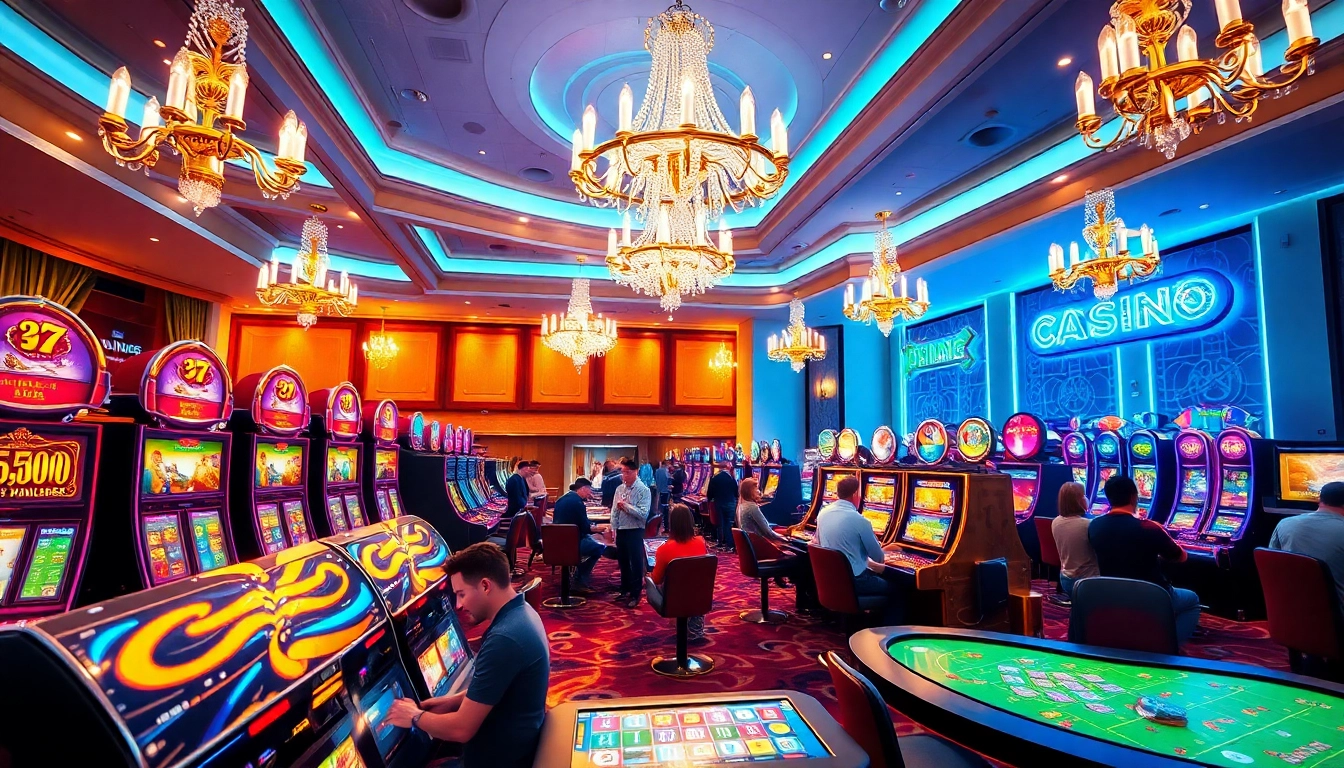 Découvrez le nouveau casino en ligne avec une ambiance vibrante et dynamique lors d'un jeu.