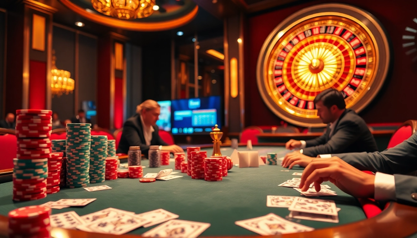 Experience high-stakes poker action with 789F COM, featuring vibrant chips and cards.