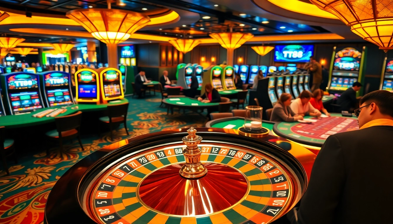 Experience the excitement of TT88 with lively casino games and vibrant slot machines.