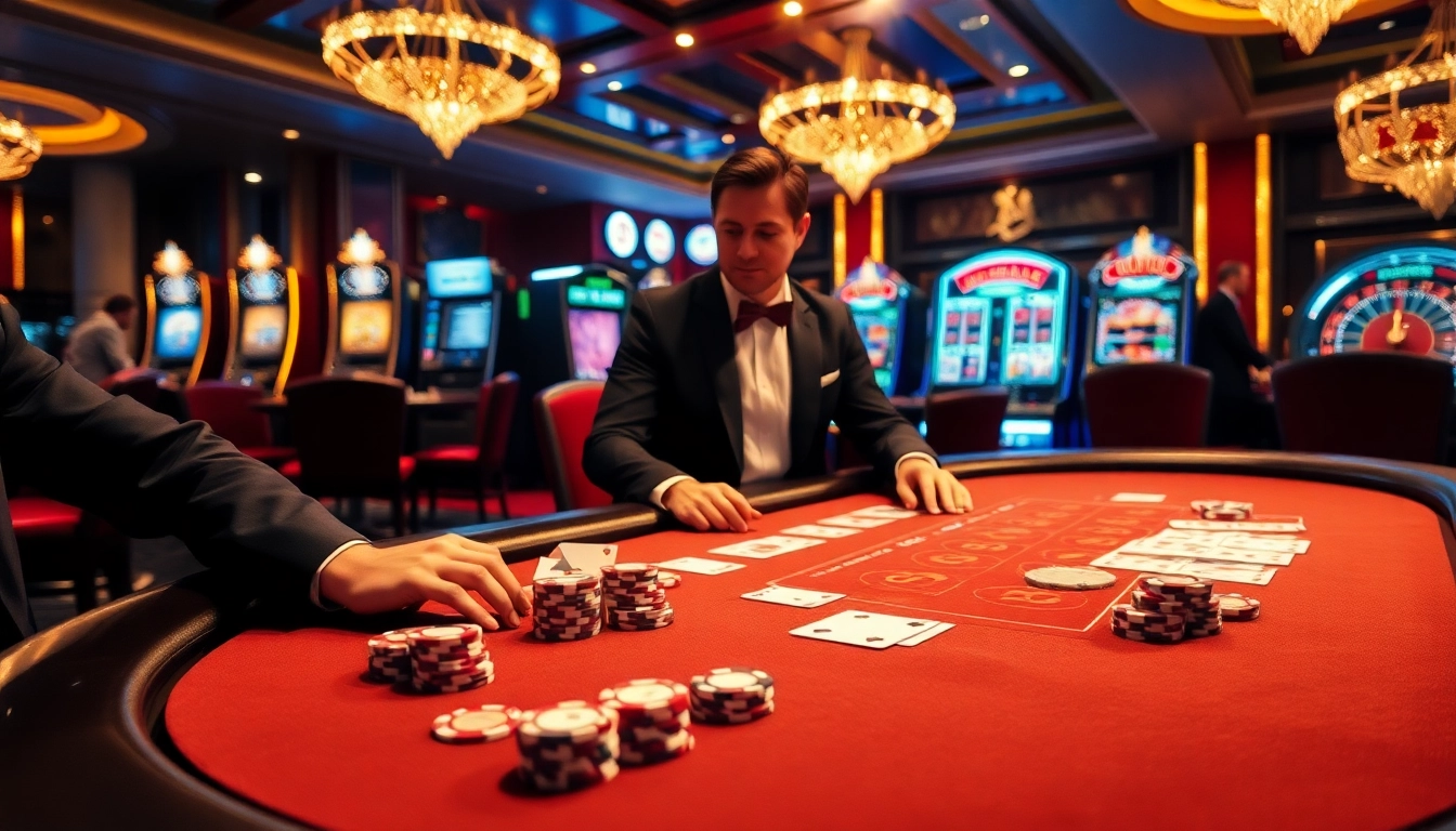 Vivez le frisson ultime du casino fiable en ligne à une table de poker luxueuse avec des jetons et des cartes de haute qualité.