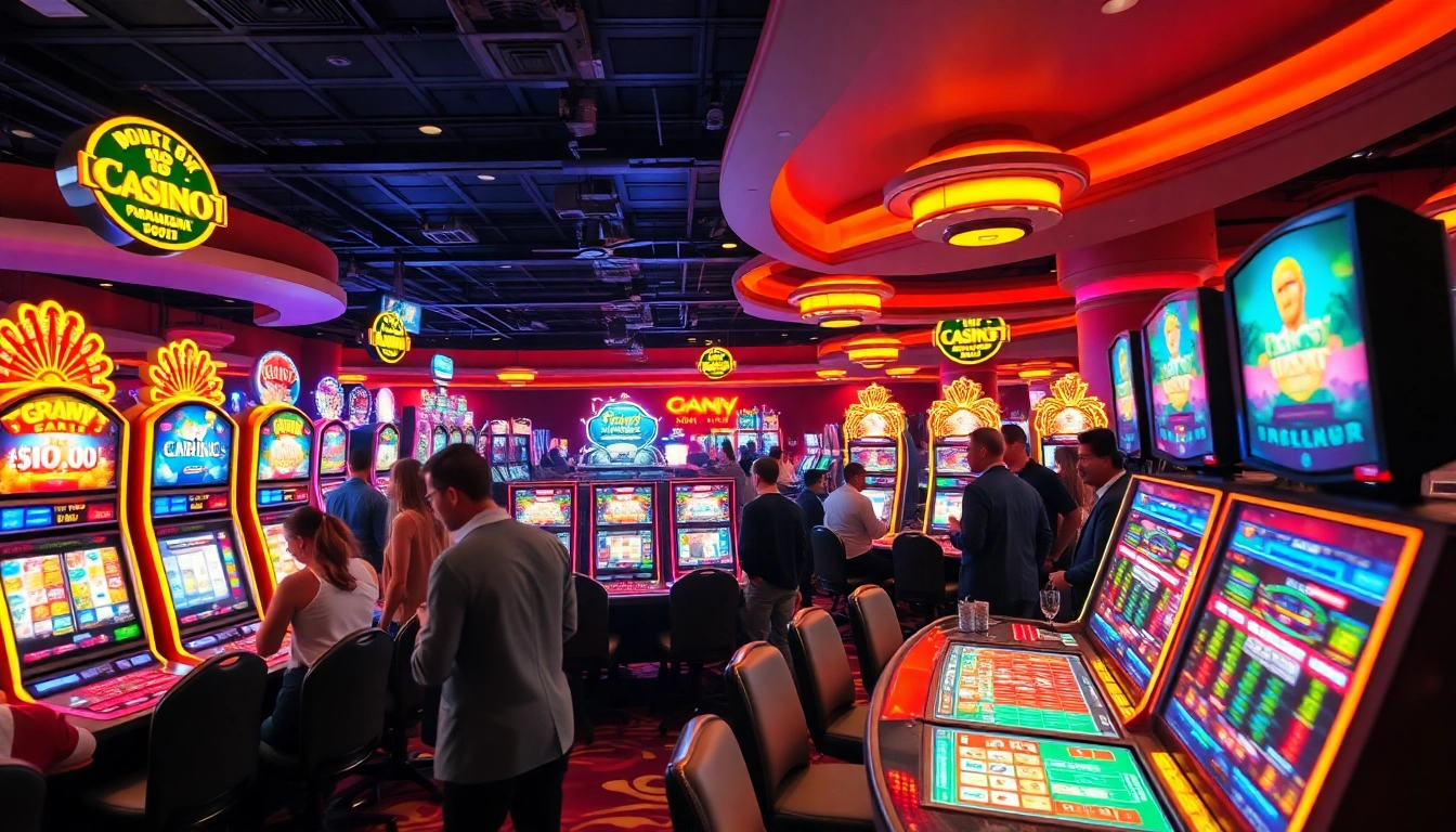 Jouer aux jeux dans le meilleur casino en ligne avec un environnement vibrant et engageant.