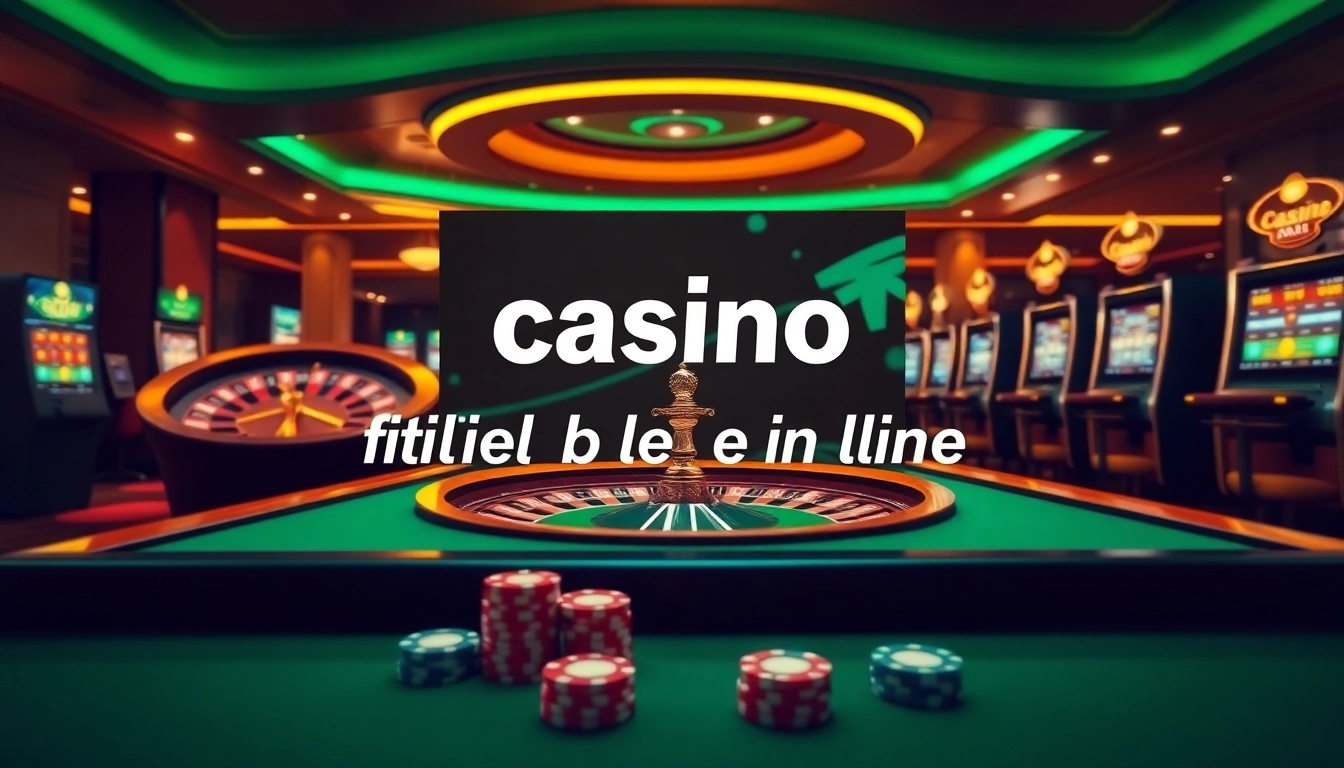 Experience luxury and excitement in a casino fiable en ligne atmosphere with vibrant games and betting options.