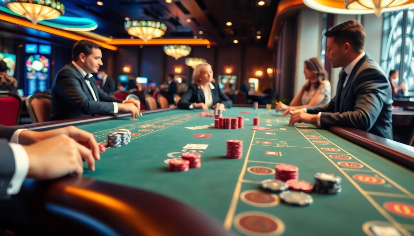 Jouer à casino en ligne 2026 dans un cadre de jeu professionnel avec des joueurs élégants.